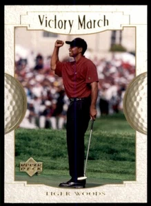 2001 UPPER DECK VITTORIA MARCIA TIGER WOODS RC #151 - Foto 1 di 2