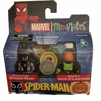 Juego exclusivo Marvel Minimates Negative Zone Spider-Man y Jack O`Lantern  Foto 1 de 3