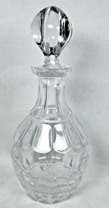 Crystal Decanter 11” Spring Meadow Flower Orig. Stopper Cut Crystal Mark Gorham - Picture 1 of 12