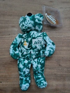 Salvino's Bammers JOE NAMATH NFL New York Jets #12 Beanie Plush Bear 8" NWT Tags - Picture 1 of 2