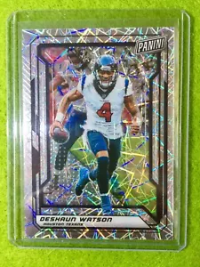 DESHAUN WATSON VIP PRIZM CARD JERSEY #4 REFRACTOR /99 SP TEXANS 2019 National - Picture 1 of 12