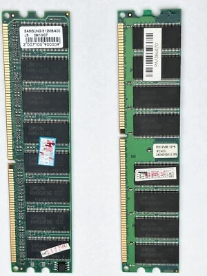 2X Samsung 512MB PC400 Desktop Memory - Image 1 of 4