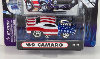 Chevy Camaro 1969 estrellas y rayas 11 de septiembre 11 de septiembre de 2001 diecast 01-91 coche 1:64 Foto 1 de 4