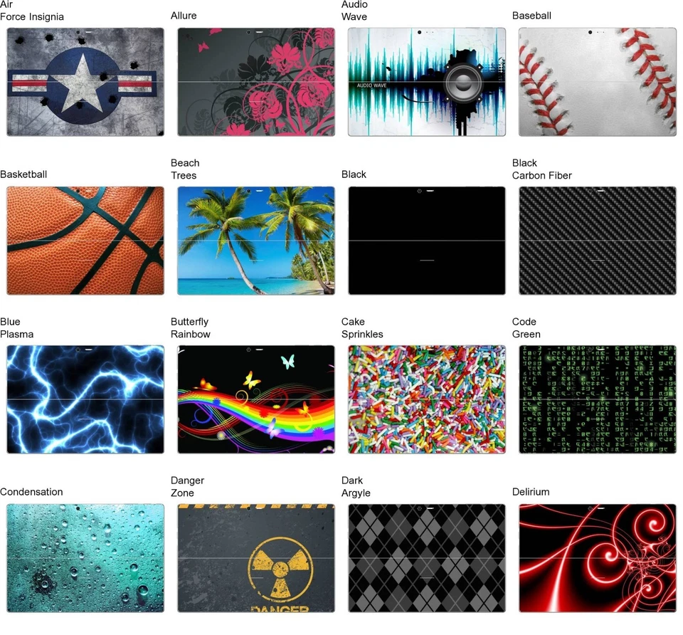 Choose Any 1 Vinyl Decal/Skin for Microsoft Surface 4 Pro - Free US Shipping! - Image 1 of 4