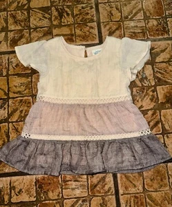 Indigo Soul Niños Boho 18 Meses Camisa Neutra Usada en Excelente Condición - Imagen 1 de 3