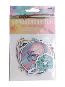 Zak Designs 24pc Vinyl Sticker Pack- Peace / Harmony /love, Theme - Picture 1 of 2