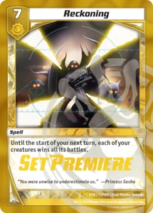Kaijudo X1 RECKONING Set Premiere Foil Promo P20 Y2PRM 2014 DUEL MASTERS - TCG - Picture 1 of 2