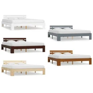 Bett Holzbett Bettgestell Massivholz Massiv Kiefer Doppelbett Massivholzbett - Bild 1 von 32