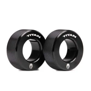 Titan Fitness TwistLock Pro Aluminum Barbell Collar Set, 59.5mm-51.5mm Sleeve - Picture 1 of 8