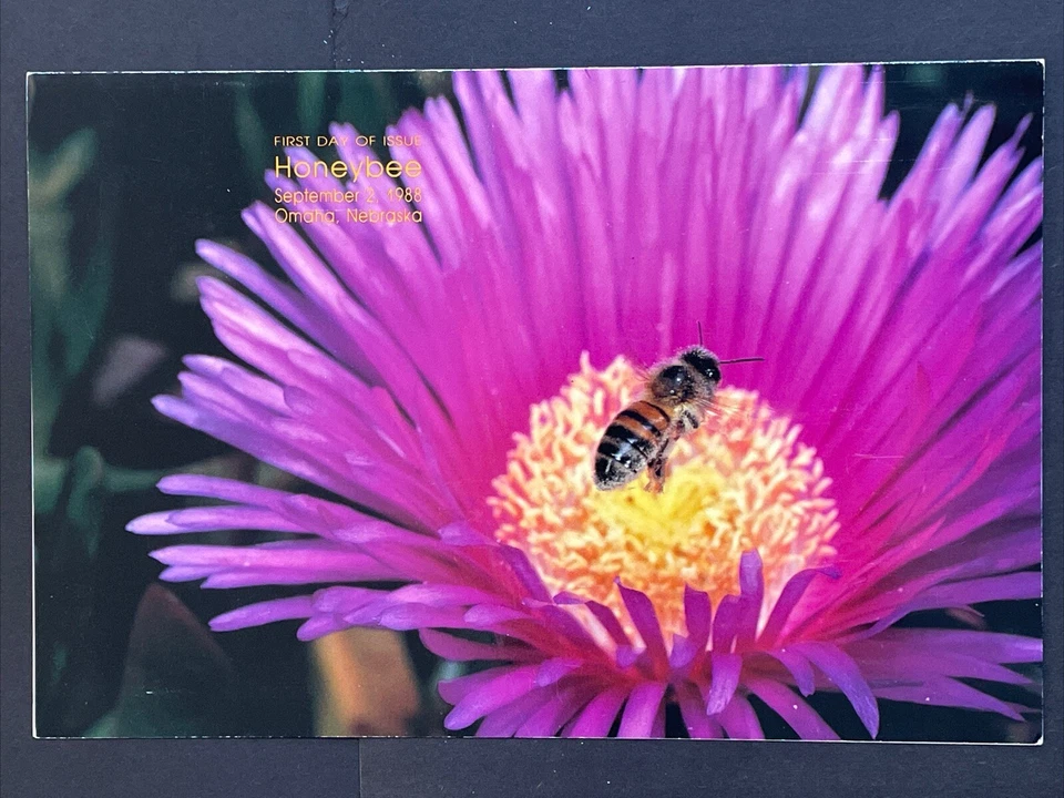 1988 Honeybee Stamp First Day Ceremony Program Sc# 2281 - Image 1 of 3