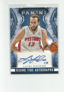 2013-14 PANINI RISING TIDE AUTOGRAPHS #48 LUIGI DATOME