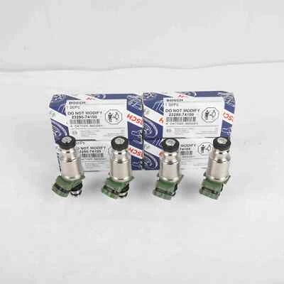 4× 23250-74100 FUEL INJECTORS For 1992-2000 TOYOTA CAMRY 2.2L- Bosch 23209-74100 Foto 1 de 4