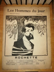 CARICATURE JOURNAL LES HOMMES DU JOUR N°11 ROCHETTE PAR DELANNOY - Picture 1 of 1