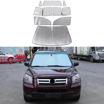 Car Full Window Sunshade Cover Shades Sun Visor Fit Honda Pilot 2003-2008 US Foto 1 de 4