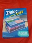 NEW Ziploc Storage Bags for Clothes, Flexible jumbo Totes IN BOX