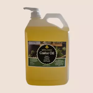 5L Bulk Castor Oil โ Cold-Pressed, Organic, Pure, Moisturizing & Nourishing - Picture 1 of 2