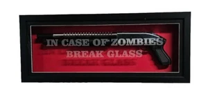In Case Of Zombies Break Glass Shotgun Shadowbox Walking Dead The Last of Us - Picture 1 of 19