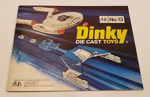 1977 DINKY TOYS CATALOG Die Cast Cars STAR TREK USS ENTERPRISE Ship Paper List - Picture 1 of 4