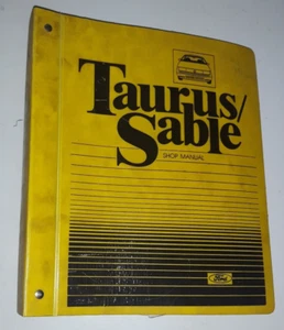 1986 Ford Taurus Mercury Sable Looseleaf Service Manual FPS 12055 - Bild 1 von 9