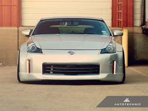AUTOTECKNIC ABS PAINTED EYELIDS HEADLIGHT COVER FOR NISSAN 350Z Z33 FAIRLADY Z - Picture 1 of 8