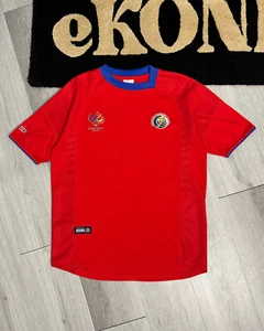 Vintage Costa Rica FIFA World Cup 2006 Blank Red Men's Soccer Jersey Size Large - Picture 1 of 12