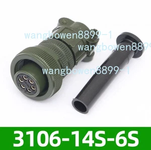 1pC for MS5015 MS3106A-14S-6S MS3102A-14S-6P Aviation Plug Servo Connector 6pin - Picture 1 of 4