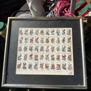 1982 state flowers birds 20c stamps collection used  - Picture 1 of 2