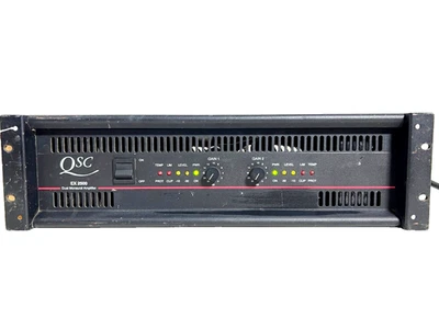 QSC EX-2500 2 Channel Stereo 500 Watt 8 ohm Power Amplifier Seller Warranty! - Image 1 of 4
