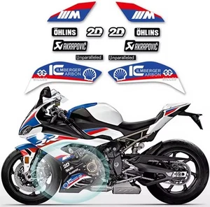 For BMW S1000RR M1000RR Motorcycle Vinyl Decals Stickers Full Set 2021-25 Sport - Picture 1 of 1