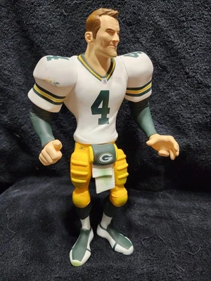 Upper Deck NFL All Star Brett Favre Vinyl Figure (White Away Jersey) No Helmet  - Image 1 of 4