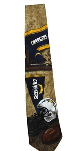 Silk Tie San Diego Chargers Collectors Tie NFL Licensed Original Tags NWT - Picture 1 of 3