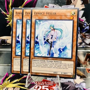 3x Yugioh Playset Effect Veiler SDWD-EN018 Common 1st Ed Near Mint - Picture 1 of 1