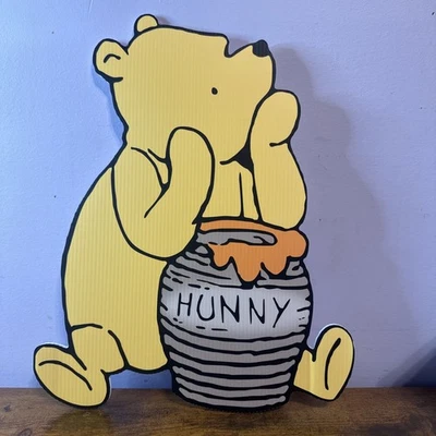 Letreros clásicos de patio Pooh 4 piezas para decoración de césped de suelo al aire libre multicolor Foto 1 de 4