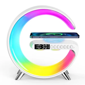 Lámpara de mesa con pantalla LED, carga inalámbrica - Imagen 1 de 11