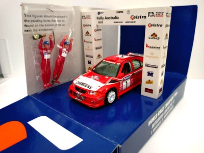 Vitesse 1:43 Mitsubishi Lancer Evo VI #1 T. Mäkinen Rally Australia 1999 Diorama - Image 1 of 4