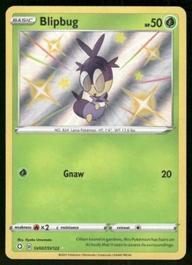Pokemon Tcg Blipbug #SV007 Pokemon Shining Fates NM - Picture 1 of 2