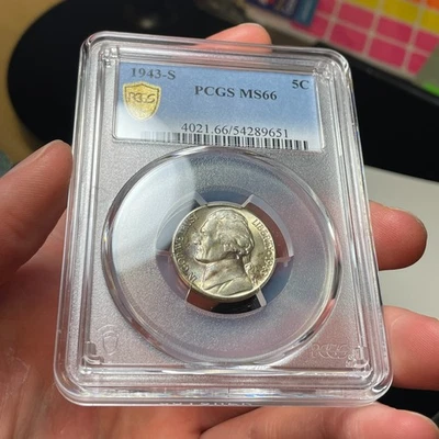 1943-S PCGS MS66 Jefferson War Nickel Toned - Ex. NGC MS67 Fatty - Image 1 of 4