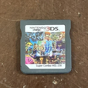 208 In One Nintendo 3DS gioco Super Combo H01-208 - Foto 1 di 2