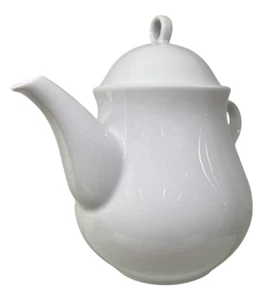 New IKEA UPPLAGA White Teapot 1.2 l (1.3 qt) 805.602.95 - Picture 1 of 9