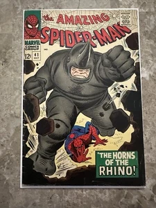 Amazing Spider-Man #41 en muy buen estado/buen estado 5,0 (Marvel 1966) - Primera aparición Rhino - Imagen 1 de 24
