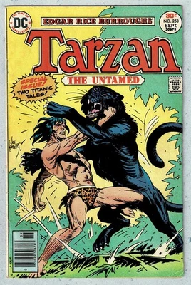 Edgar Rice Burroughs' Tarzan #253 (1976) GD/VG (3.0) NEWSSTAND JOE KUBERT COVER - Image 1 of 2