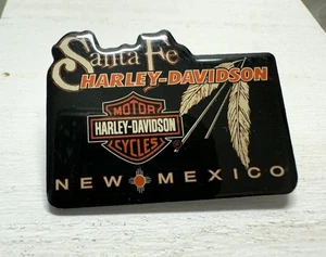Santa Fe Harley Davidson New Mexico Dealer Vest Lapel Pin - Picture 1 of 3