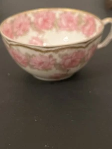Vintage Antique Haviland Limoges France Drop Rose Teacup Only No Saucer Pink - Picture 1 of 9