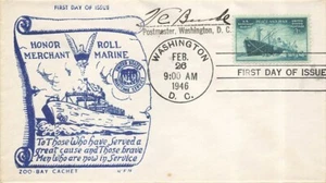 939 3c MERCHANT MARINE - Zoo-Bay #14 - Picture 1 of 1