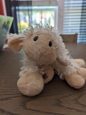 Webkinz Lamb HM201 No Code Active Plush Stuffed Animal GANZ 2009 - Image 1 of 4