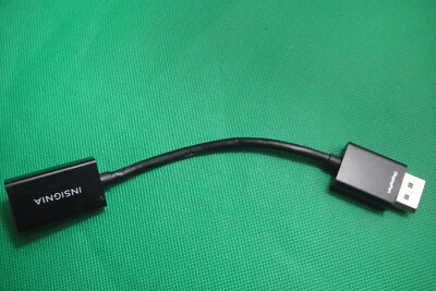 Insignia Display Port DP Male to HDMI Female Port Video AV PC Adapter Cable Cord - Image 1 of 3