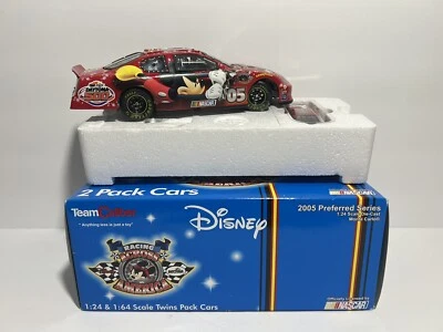 2005 Team Caliber 2 Pack Disney Mickey Mouse Daytona 500 Race Cars - Image 1 of 4