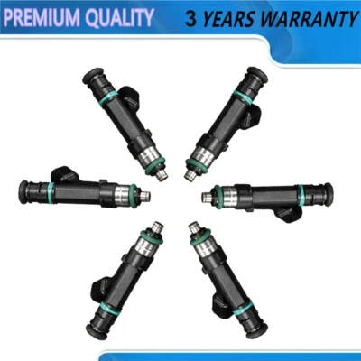 Nuevo juego de 6 inyectores de combustible FJ1029 para Jeep Wrangler 2007-2011 3,8 L V6 7B0906031 Foto 1 de 4