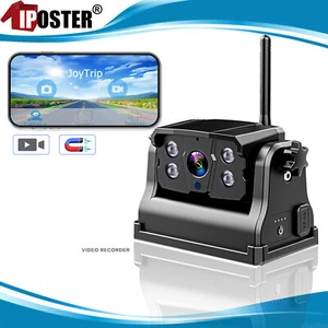 wireless 9600mA rechargeable magnetic reversing camera for truck trailer RV bus - Picture 1 of 24