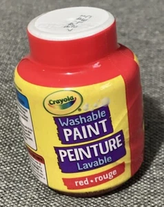 Vernice lavabile Crayola ROSSA, grande pittura primavera ed estate! - Foto 1 di 3